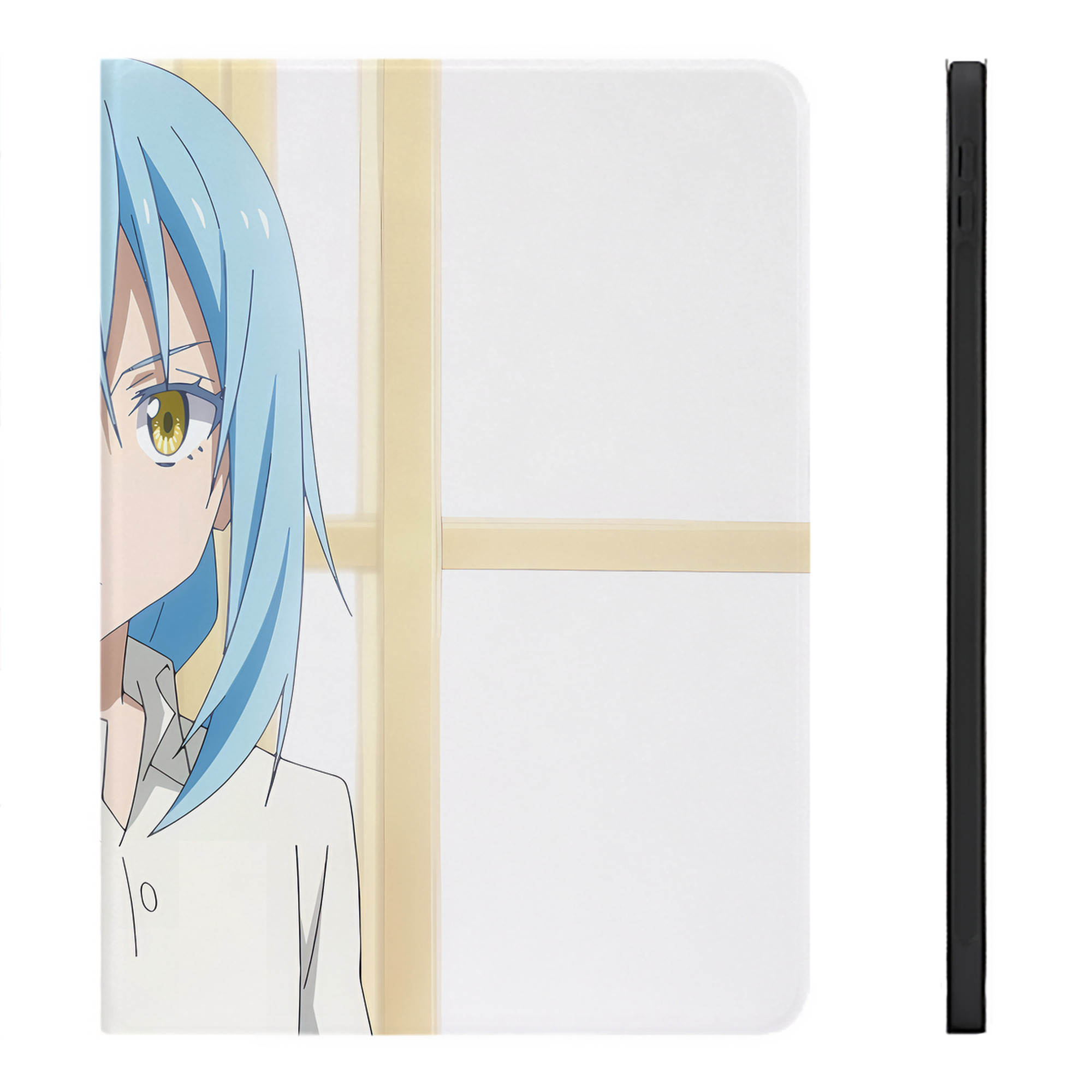 （画像用） 転スラ Regarding Reincarnated to Slime IPadケース ペンホルダー付き ブックスタイルデザイン